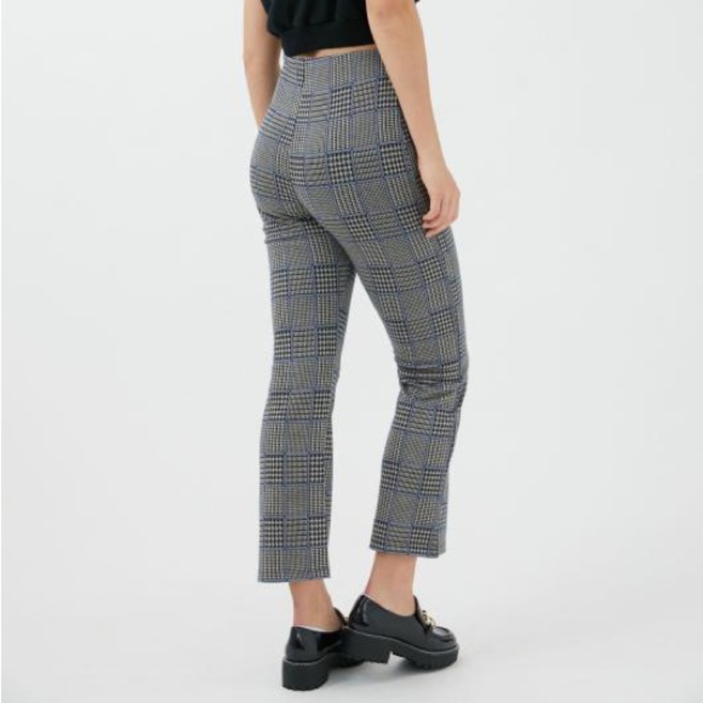 UO Cara High-Waisted Kick Flare Pant in Blue